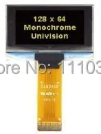 1.54 colių Geltona OLED Ekranu SSD1309 Ratai SSD 128*64