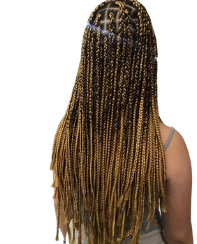 10 Pakuočių Dvi Tonas Ombre Spalva Juoda Ruda #4 Marley Nerijos Sintetinių Plaukų Plėtinius Juoda Moteris