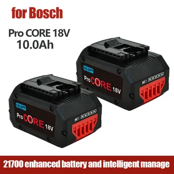 100% aukštos kokybės 18V 10.0 Ah Ličio Jonų Bateriją GBA18V80 už Bosch 18 V MAX Bevieliuose Elektros Įrankis, Grąžtai,