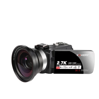 2.7 K Vaizdo Kamera, Naktinio Matymo 2K vaizdo Kamera 16X Priartinimo Infraraudonųjų spindulių Vlogging Fotoaparatą 