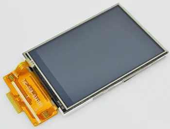 2.8 colių 18PIN TFT LCD Ekranas su lietimui ILI9341 Ratai IC 240(RGB)*320 SPI Sąsaja (9 IO)