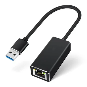 2500Mbps C Tipo USB 3.1 Lan Ethernet Adapter 1000Mbps USB 3.0 2,5 G Gigabit RJ45 Tinklo Adapteris, skirtas Nešiojamojo Macbook KOMPIUTERIO