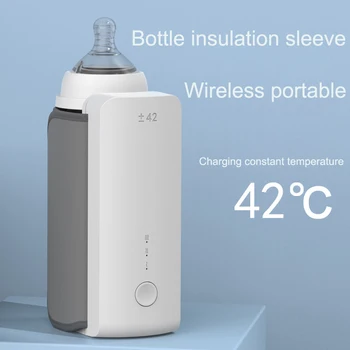5200mAh USB Įkrovimo Kūdikių Buteliukas Šilčiau 6Levels Temperatūros Reguliavimo Ekranas su Motinos Pienu Maitinti Maisto Šilčiau Krepšys