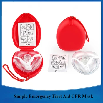 5vnt Profesionali Pirmoji Pagalba CPR Kvėpavimo Kaukė Apsaugoti Gelbėtojus Dirbtinį Kvėpavimą burna į Burną Paprastas Respiratorius