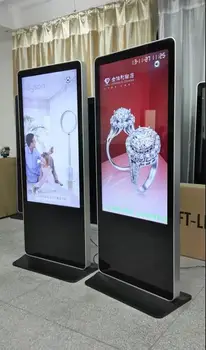 65 Colių Grindų Reklamos Mašina Led LCD Sienos Žaidėjas Vertikalus Reklamos Mašina HD LED Ženklas Stendas WIFI LAN WAP