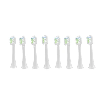 8Pcs Pakeisti dantų šepetėlį Vadovai Xiaomi SOOCAS V1X3/X3U X1/X3/X5 Elektriniai Dantų Šepetėliu Vadovai, Balta