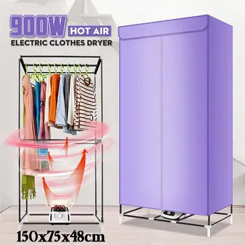 900W, sulankstomas elektrinis drabužių džiovintuvas, nešiojamų šilto oro džiovintuvas, greitas šildymas skalbimo kabykla, batų džiovintuvas