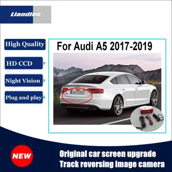 Audi A5 2017 2018 2019 2020 Automobilio Bėgių Rankena Kamera Galinio vaizdo Pradinį Ekraną Atnaujinti Atbulinės eigos KAMERA