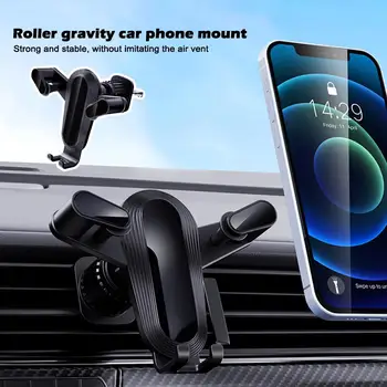 Automobilių Oro Angos Gravity Telefono Laikiklis, Universalus Mobiliojo Telefono GPS palaikymu Simpel Automobilių Navigacijos Stovas IPhone Samsung U9M9