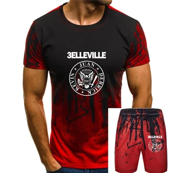 Belleville Tris Detroit Techno, T-Marškinėliai, 100% Priemoka Medvilnės Atsitiktinis Tee Marškinėlius
