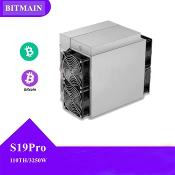 Bitmain BTC S19Pro 110th 3250W Asic Miner Bitcoin Kasybos Mašinos Renovuoti