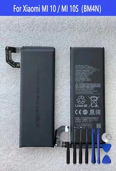 BM4N Baterija Xiaomi MI 10 / MI 10S Remontas Dalis Originalaus Pajėgumus, Telefono Baterijų Bateria
