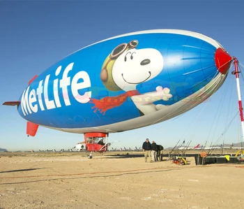 Didmeninė pigūs PVC lėktuvo zeppelin dirižablių dirižablis modelo inflable pripučiami blimp už reklamos