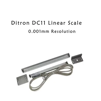 Ditron DC11-450 500 550 600 650 700 750 800 850 900 950 1000mmTravel Tiesinės Skalės Optinis Kodavimo 1um 0.001 mm 5V TTL Stiklo Valdovas