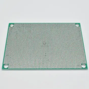 Dvipusis Purškimo Skardos 6*8cm(1.27 skylučių)PCB plokštės Žalia Nafta Stiklo Pluošto Universalaus Valdybos LT00124