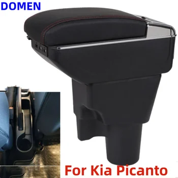 Dėl Kia Picanto Porankiu Langelį Kia Picanto 3X-Line Automobilių Porankiu interjero detalių Modifikavimas dalys, Automobilių Aksesuarų Laikymo dėžutė, USB