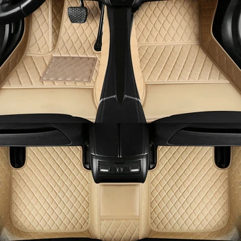 Individualizuotos Automobilių Kilimėliai Mercedes Benz GLE 5 Sėdynės 2020-2022 Metų Dirbtinės Odos Kilimas Interjero Automobilių Reikmenys