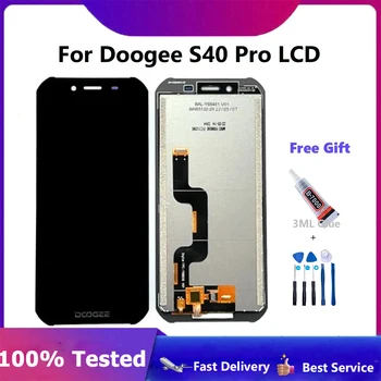 Išbandytas Aukštos Kokybės DOOGEE S40pro LCD Ekranas+Touch Ekranas skaitmeninis keitiklis Asamblėjos LCD+Touch skaitmeninis keitiklis skirtas S40pro Pakeitimo