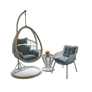 Kabantys krepšelį rotango kėdė, sūpynės, lauko paukščio lizdą patalpų balkonas stalo kėdė namų hamakas tingus kėdė