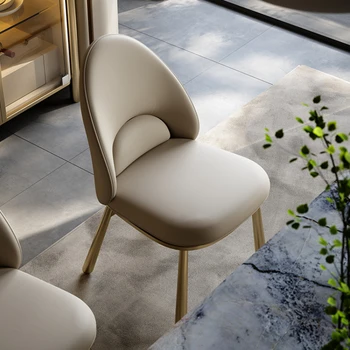 Kambarį Pūdymas Valgomojo Kėdės Dizainas Paprastas, Modernus Originalumas Valgomojo Kėdės Patogumas Miegamajame Muebles Hogar Baldai QF50DC