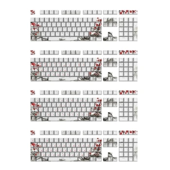 Keycaps rusijos, korėjos, Japonijos Slyvų Žiedų OEM Mechaninė Klaviatūra Keycaps Dropship