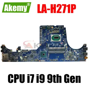 LA-H271P Už Dell Precision 7540 Nešiojamojo kompiuterio pagrindinę Plokštę su i7-9850H i9-9880H CPU 100% Testuotas