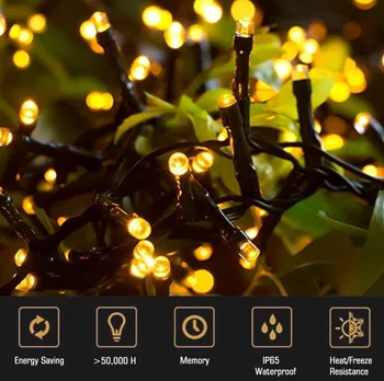 LED Pasakų Žibintai Varinės Vielos String Atostogų Lauko Žibintas Girliandą Kalėdų NewYear Medžio Vestuves Apdailos Girlianda
