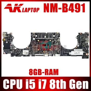 Lenovo Ideapad 720S-13IKB Nešiojamas plokštė NM-B491 8GB-RAM I5-8250U I7-8550U 100% testuotas darbo