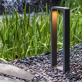Moderni Vejos Šviesos Aliuminio, atsparus Vandeniui IP56 LED Lempos Kūrybos Dekoratyvinis Sodo Vila Dvipusis Parkas
