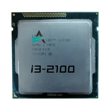 Naudojami Core i3 2100 3.1 GHz, Dual-Core CPU Procesorius 3M 65W LGA 1155 I3-2100 Nemokamas Pristatymas