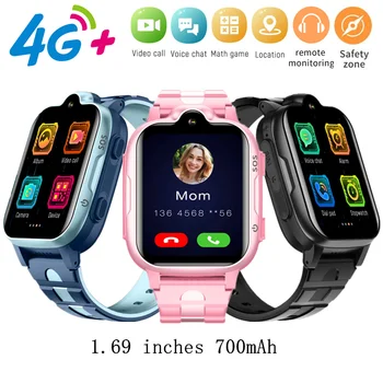 NAUJAS K15 4G Vaikai Smartwatch Telefono GPS Tracker SOS HD Vaizdo Skambutį Palieskite Ekraną IP67 atsparus Vandeniui Paskambinti, Vaikų Išmaniųjų Telefonų Žiūrėti