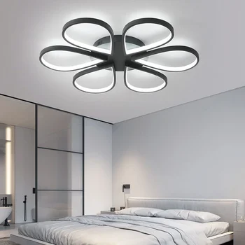 Naujo dizaino, Modernios LED Lubų Šviesos už kambarį restoranas, Miegamasis, studijų, juodas/baltas LED RC Tamsos Lubų Lempa apšvietimas