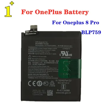 Naujos Originalios Telefonų Baterijos BLP759 BLP761 Už Oneplus 8 / 8 Pro 