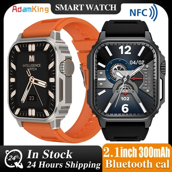 NFC Lauke Smart Watch Vyrų 300mAh Apyrankės Kraujo Deguonies Širdies ritmo Monitorius Smartwatch Moterų Sporto Treniruoklių Seklys atsparus Vandeniui