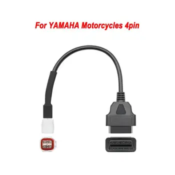 OBD2 Jungtis Motociklo Universalus Adapteris 4 Pin Plug Kabelio Posūkio Signalus Laido Adapteris, Jungtys, Priedai Motociklas