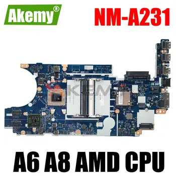 Originalus Lenovo Thinkpad E455 Nešiojamojo kompiuterio motininę plokštę su AMD A6 A8 CPU E5 M200 2GB AAVE1 NM-A231 išbandyti geras
