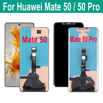 Originalą Huawei Mate 50 Pro 50Pro CET-AL00 CET-LX9 DCO-AL00 DCO-LX9 LCD Ekranas Jutiklinis Ekranas skaitmeninis keitiklis Asamblėja