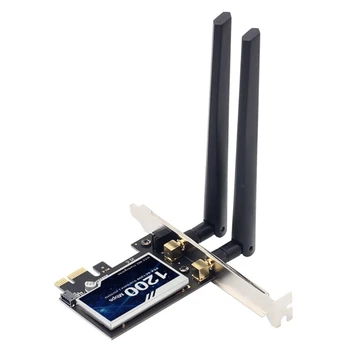 PCI-E WiFi Kortelės BT4.0 Belaidžio ryšio Kortelės PCE-AC1200 802.11 ac Dual-Band 1200M Dropship