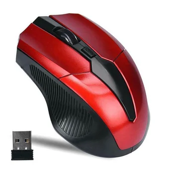 Reguliuojamas DPI Jungiklis Wireless Gaming Mouse, 800-1200-1600DPI, 2.4 G, 6 mygtukus, Optinė Pelė, laptop, Notebook, KOMPIUTERIŲ