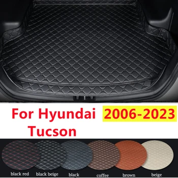 SJ Didelis Custom Tinka Hyundai Tucson TucsonL 06-23 Visi Oro Vandeniui Automobilio bagažo skyriaus Kilimėlis AUTO Galiniai Linijinių Krovinių Dangtis Kilimas