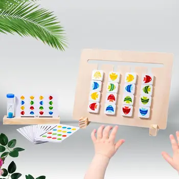 Skaidrių Įspūdį Spalvos ir Formos Atitikimo Žaidimas Medinės Lentos Montessori Medines Stumdomas Spalvą ir Formą, Įspūdį Vaikams Berniukams