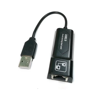 USB 2.0 į RJ45 10/100 Mbps USB Ethernet Adapter Tinklo Korta LAN USB Tinklo Adapteris Lan RJ45 Kortelės PC Nešiojamas kompiuteris