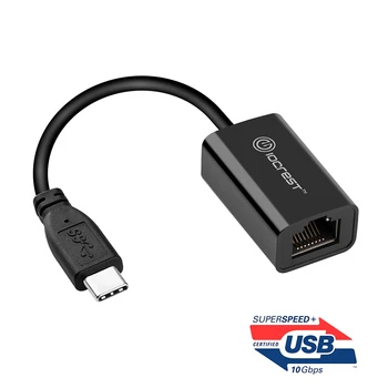USB 3.1 USB C Ethernet Adapter 2.5 Gb Tinklo plokštė 2500Mbps RJ45 Tipo C Lan Adapteris a RJ45 prijungimo įtaisas 