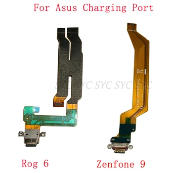 USB Įkrovimo lizdas Valdybos Flex Kabelis Asus ROG Telefonas 6 Zenfone 9 Įkrovimo Jungtis Valdybos Remontas, Dalys