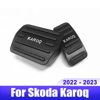Už Skoda Karoq 2017 2018 2019 2020 2021 2022 Automobilio Akceleratoriaus, Stabdžių Pedalai Padengti neslidžia Pagalvėlės Priedai