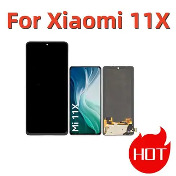 Už Xiaomi 11X LCD Ekranas Su Rėmu Jutiklinis Ekranas skaitmeninis keitiklis Skirtas Xiaomi 11X Mi 11X LCD Ekranas Pakeitimo