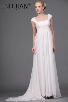 Vestido de Noiva Šifono Vestuvinė Suknelė, Aukštos Juosmens Motinystės Vestuvių Suknelės Nėščioms Moterims Užsakymą Imperijos Nuotakos Suknelės