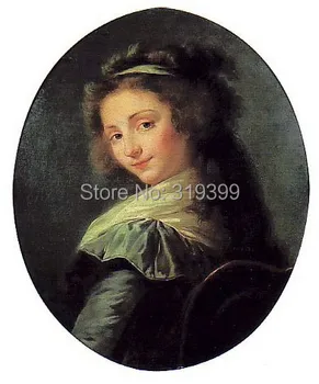 vokietijos-opera-dainininkas-elisabeth-mara pagal Louise Elisabeth Vigee Le Brun,aliejaus tapybai reprodukcijai ant lino drobė,100% handamade,