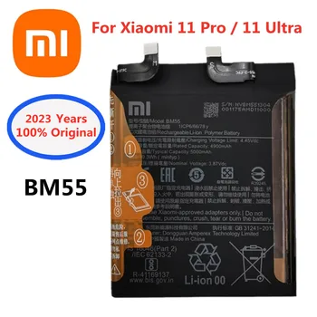 Xiao mi Originalios Baterijos BM55 Bateriją Už Xiaomi Mi 11 pro 11pro / 11 Ultra 5000mAh Mobiliojo Telefono Baterijas Bateria