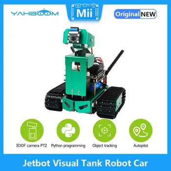 Yahboom Dirbtinis Intelektas Kodavimo Jetbot Vaizdo Bakas Robotas Automobilių Rinkinys, skirtas 